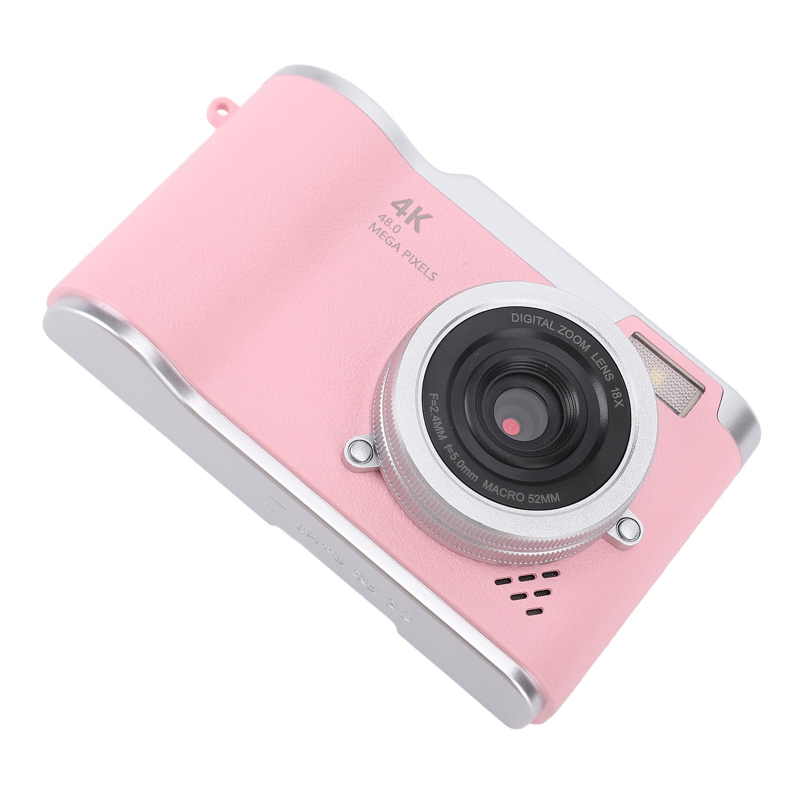 

Digital Camera 4K 48MP 18x Zoom Auto Anti Shake 2.4 Inch Screen Built in Fill Light Compact Students Camera for Daily Travel