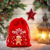 5/10pcs Drawstring Pouch Christmas Velvet Bags Jewelry Packaging Storage Bag  For Christmas
