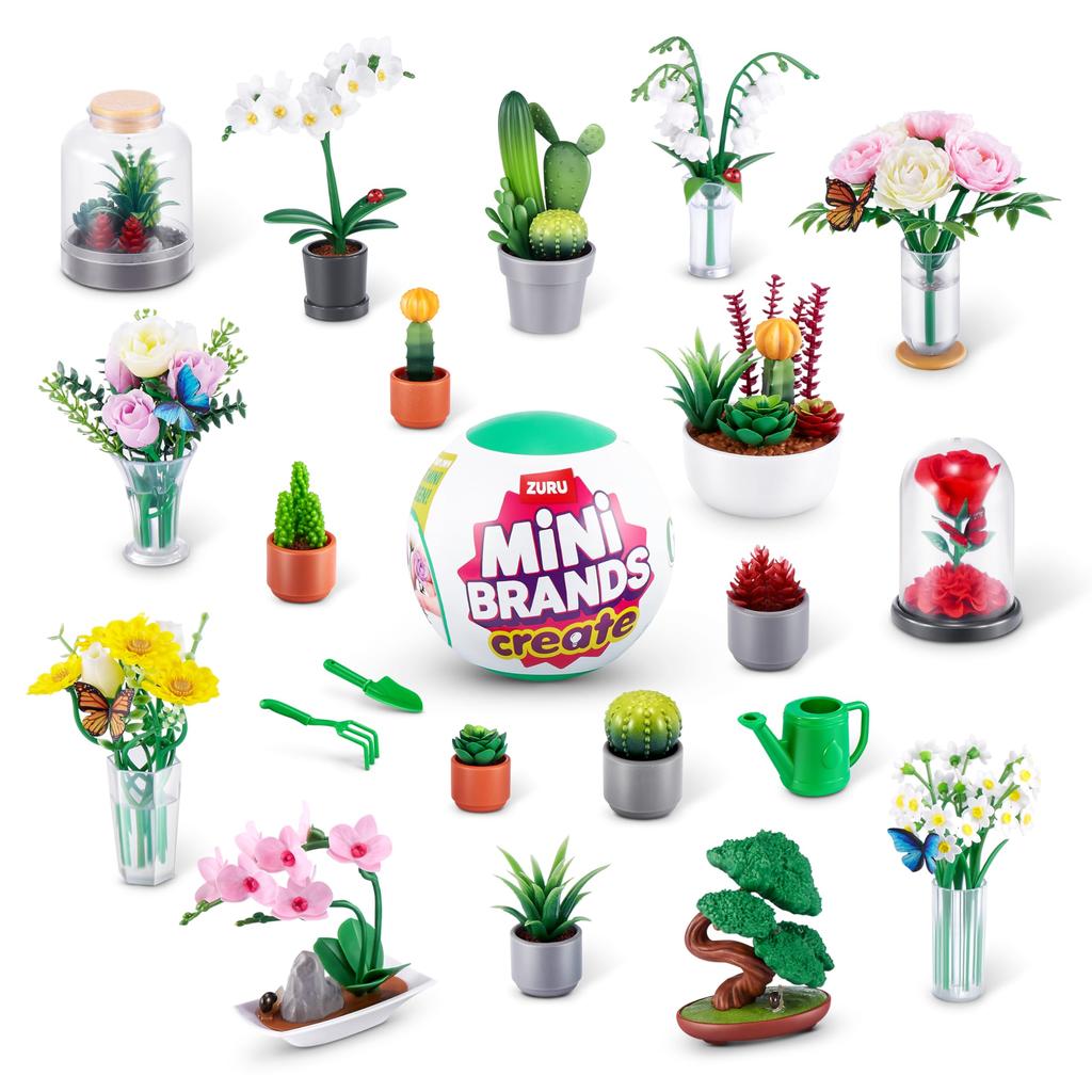 MINI BRANDS Botanical Garden Series 1 Capsule, 2-Pack, in PVC Tube
