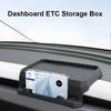 For Tesla Model Y Juniper Model 3 Dashboard ETC Storage Box Center Console Mobile Navigation Tray Holder Storage Car Accessories