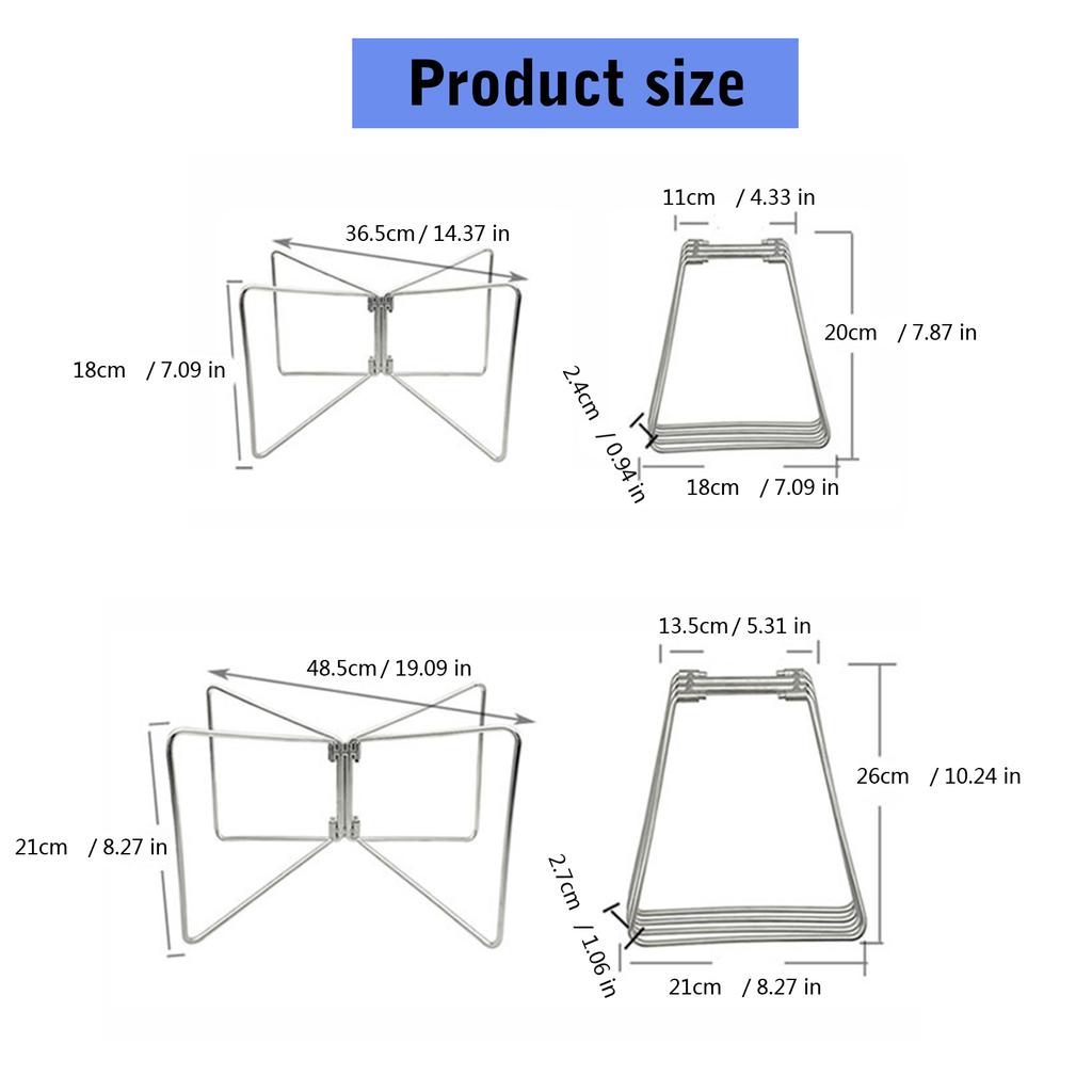 Camping Folding Coolers Stand Storage Box Bracket Metal Luggage Rack Portable Ices Box Holder for Outdoor Travel Cooking