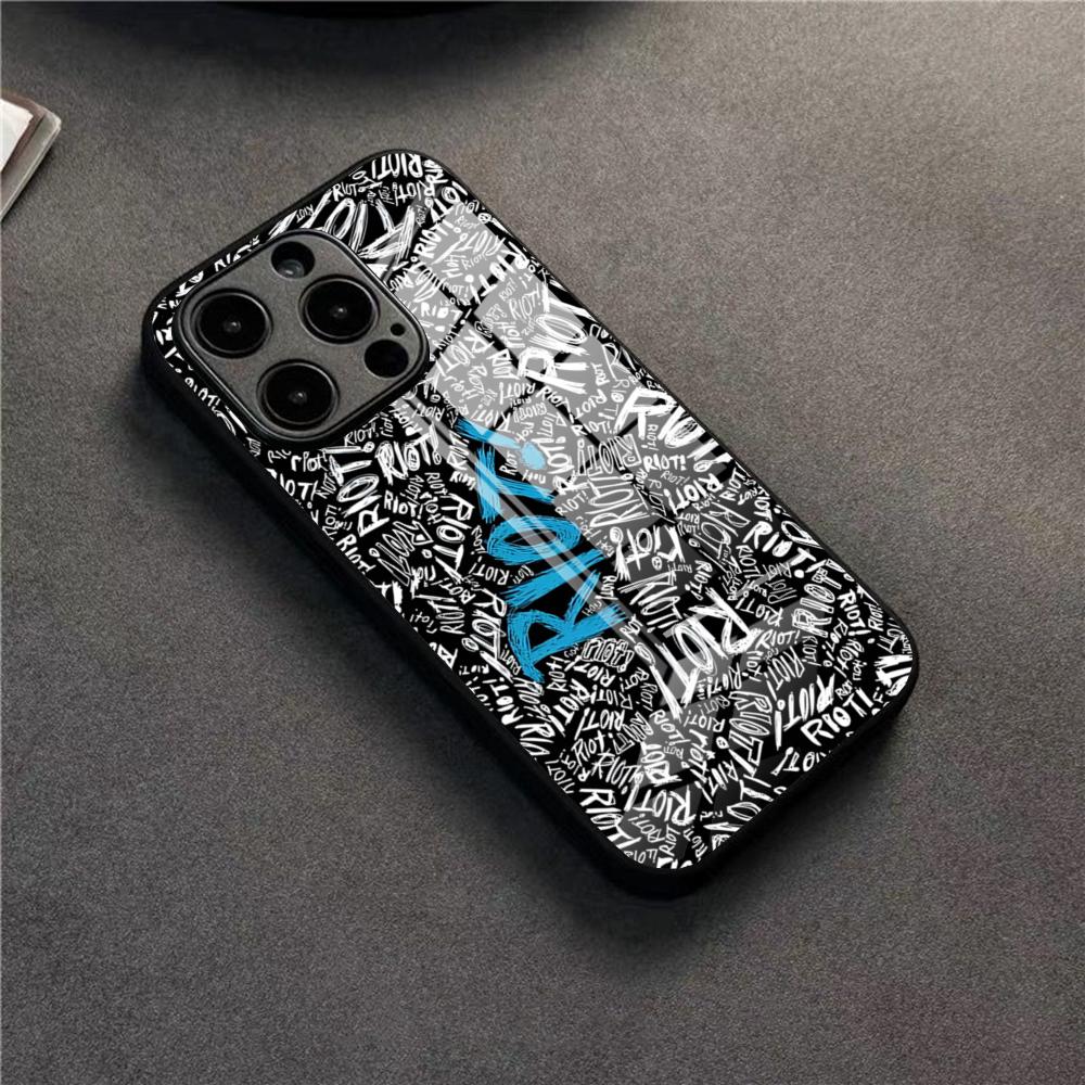

COOL Paramore Phone Case For 17 Pro Max IPhone 16 Pro 14 12 11 13 Mini X XR XS 15 Plus SE Glass Cover iPhone15 ProMax