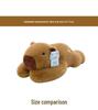 Capybara Plush Toy: Soft, Lying-Style Sleeping Pillow Doll