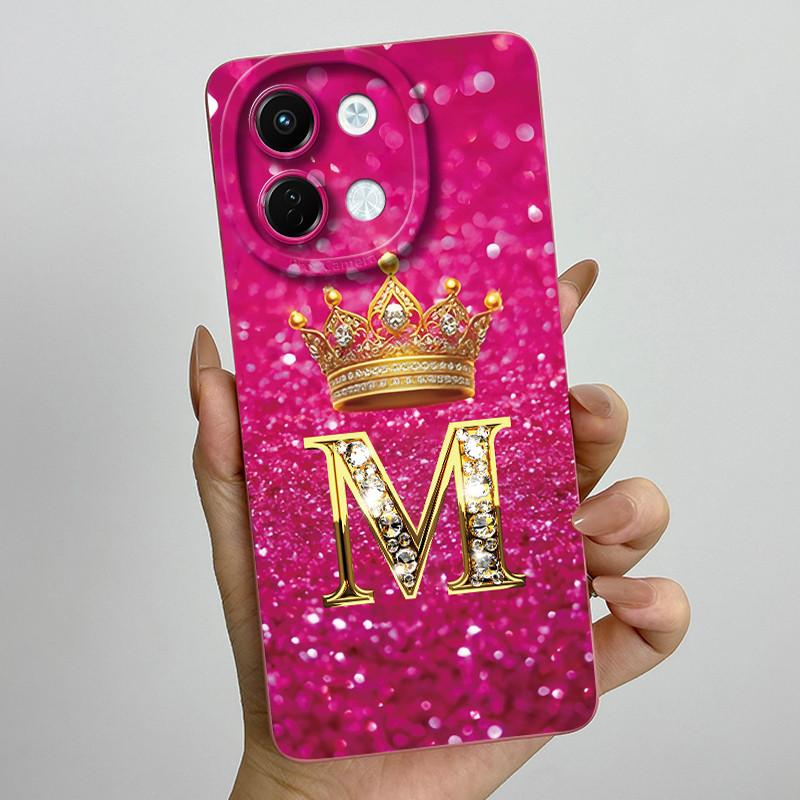 For Tecno Spark 30 5G Case KL8 Phone Cover Crown Letter Soft Silicone Funda for Techno Spark 30 5G Back Shell Spark30 5G Bumper