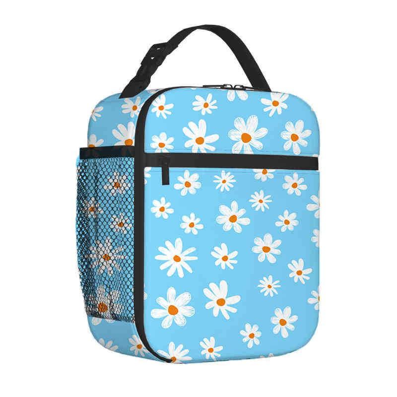 Kids Insulated Lunch Bag With Full-Print Football Design Portable Cooler School Daycare Outdoor Activities