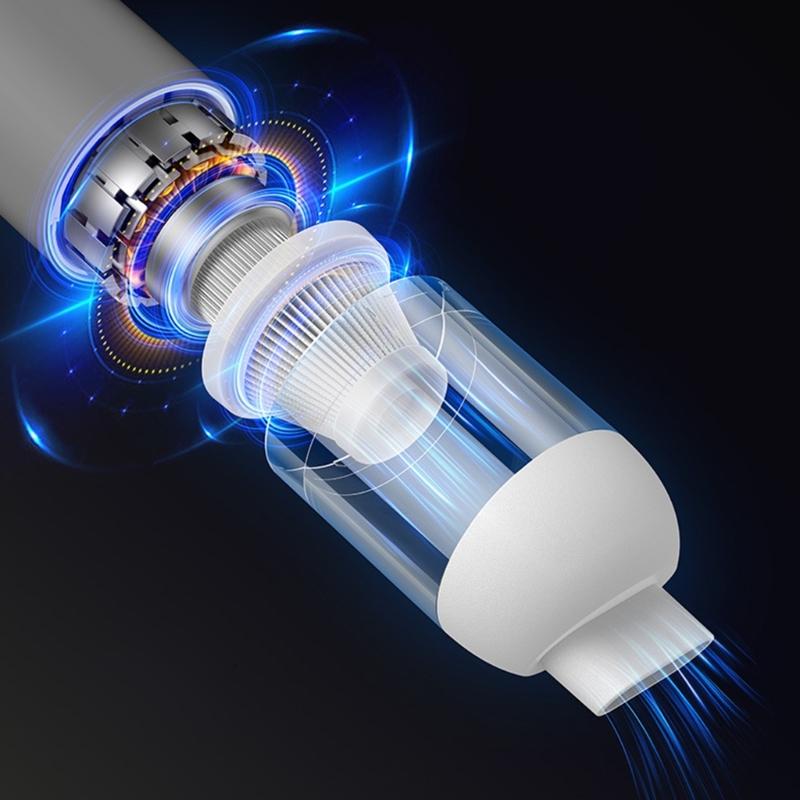 20000PA 120W Cordless Mini Car Vacuum Cleaner USB Rechargable Portable Household Dual-Use Rechargeable Wet & Dry Cleaner