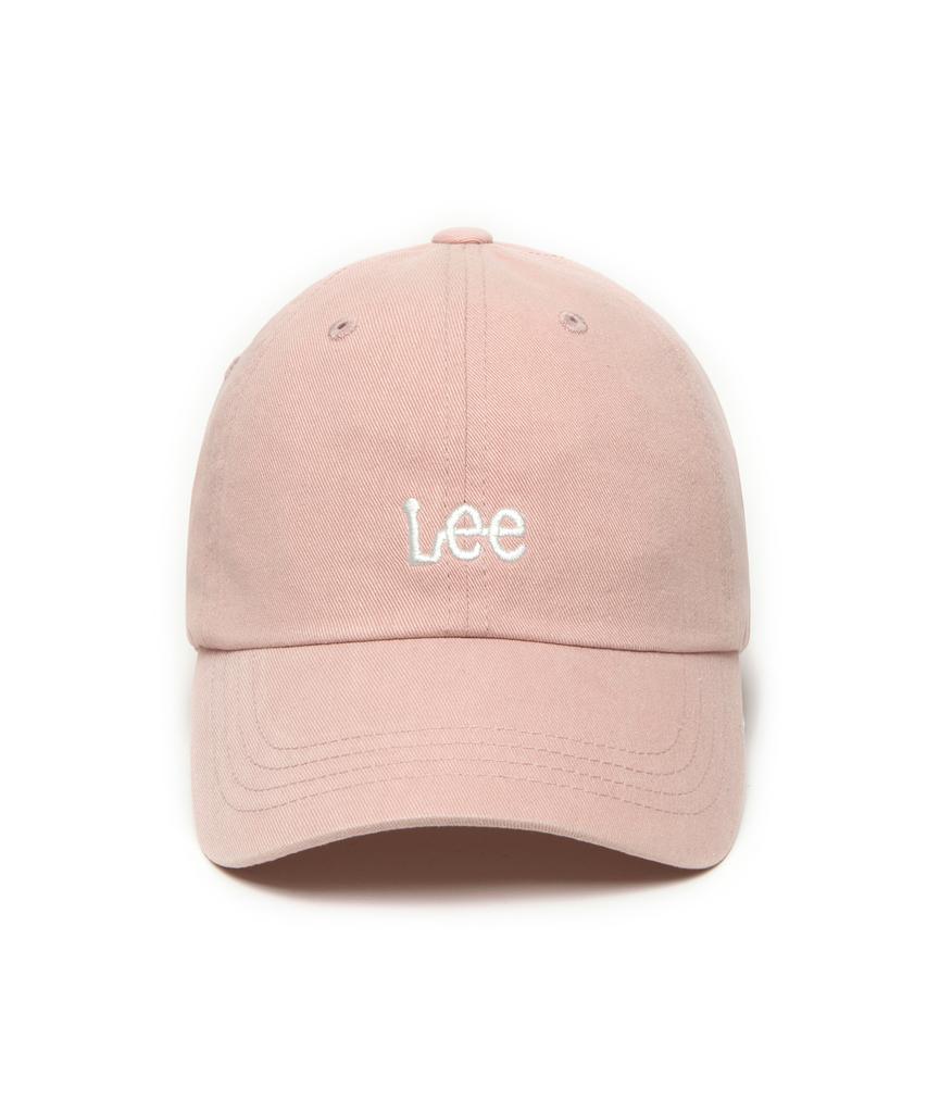 LEE Small Twitch Logo Cotton Curve Ball Cap Pink