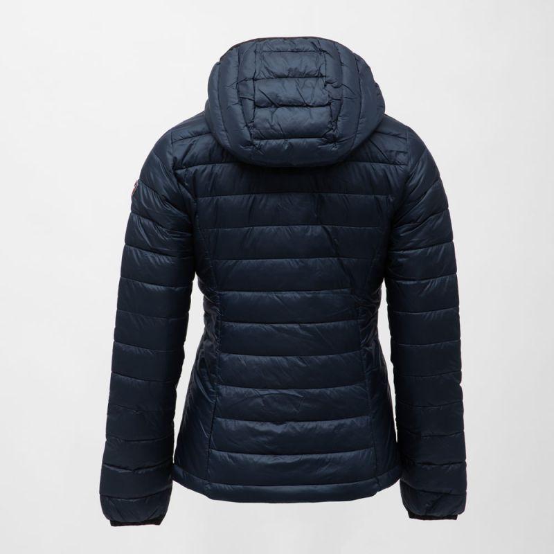 Doudoune fine couleur unie avec capuche drapeau sur l'épaule Femme ROSSIGNOL