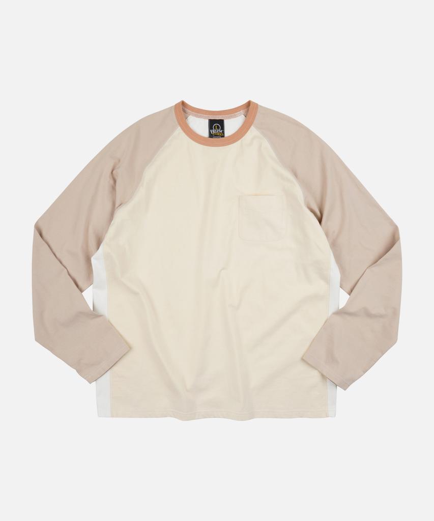 Prism Works Color Block Raglan Tee _ Ivory