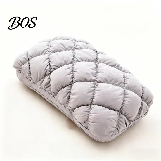 Plush Cloud-like Pillow Pineapple Bun Pillow, Fluffy Quilted Bed Cooling Marshmallow-Soft Breathable Sleep for Adults Bedroom Dorm Sleeping