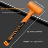 Orange Rubber Mallet With Anti Shock Vibration Handle For Tile Marble Flooring Installation Tool 35.5cm