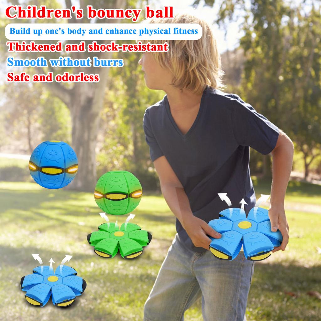 Elastic Stomp To Transform Ball  Flying Saucer Ball: An Educational Outdoor Sports Toy For Children