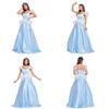 Cinderella Cosplay Cinderella Princess Dress With Tulle Skirt For Women Halloween