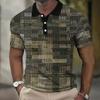 Trendy Short-sleeve Polka Dot Polo Shirt, Perfect for Casual Daily Wear.