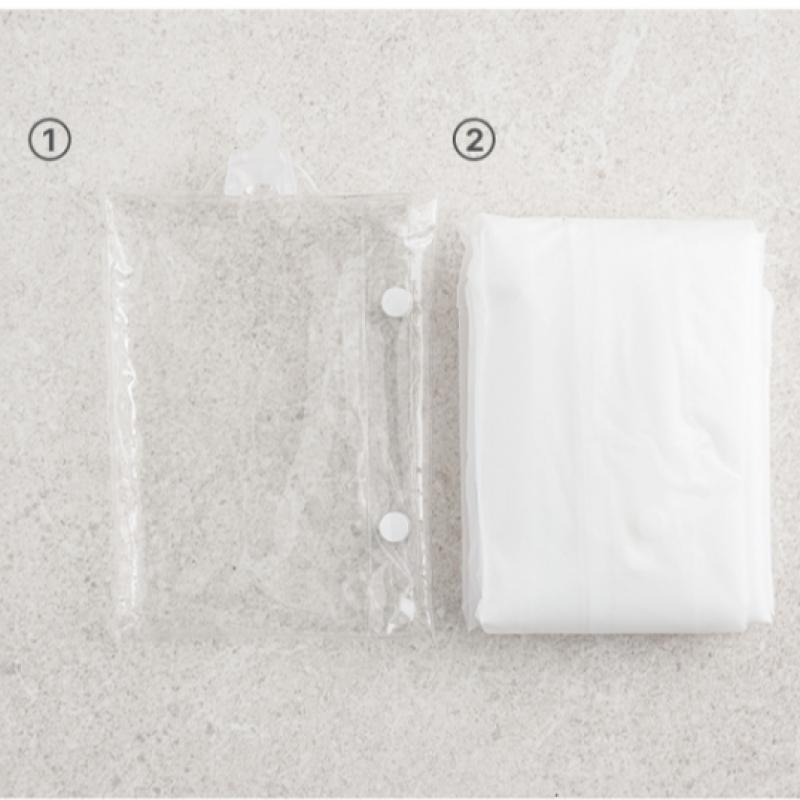 Daiso Monochromes Durchscheinendes Hemd