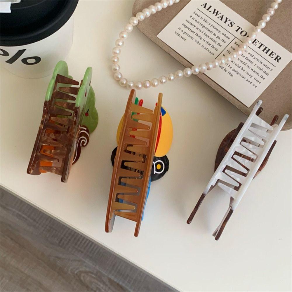 Headwear Acetate Hair Claw Cartoon Bird Shark Clip Fashion Animal Hair Clip Daily