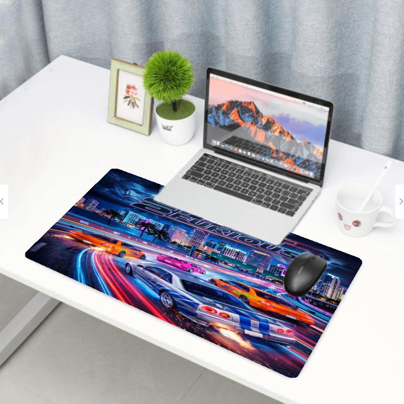 Fast & Furious Print Mouse Pad, Anti‑Slip Desktop keyboard Mat, for PC Laptop Gaming Working Daily Use, Cool Festival Birthday Gift