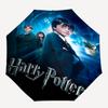 1pc Harry Potter and the Philosopher's Stone Automatic Folding Umbrella - Compact 8-Rib Design, Durable Plastic & Iron1209L