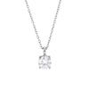 Waterproof Geometric Pendant Necklace PVD Plated Heart Pendant Necklace  For Women