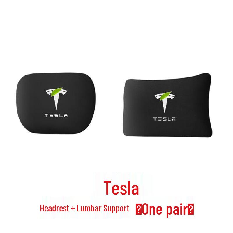 Tesla Model Y/3 Headrest and Lumbar Support Pillow Set
