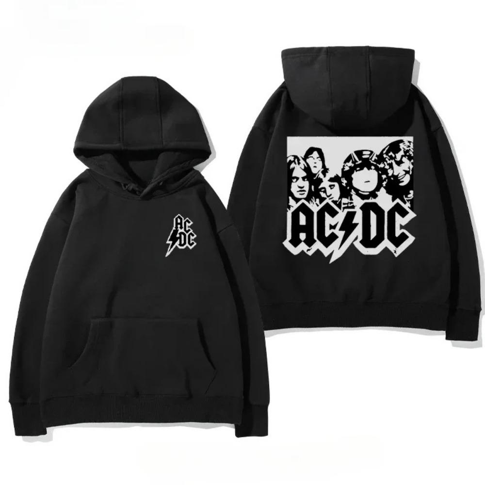 Fashion Men Women's Print Cool Rock Hoodies Vintage Street Hip Hop Punk Style Hooded Sweatshirts Autumn Casual Kids Hoodies Top