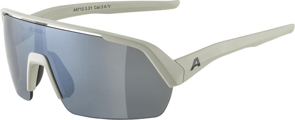 Alpina TURBO HR Sports Shield Style for Smaller Faces Sunglasses, Anti-Fog, Mirrored, Women,