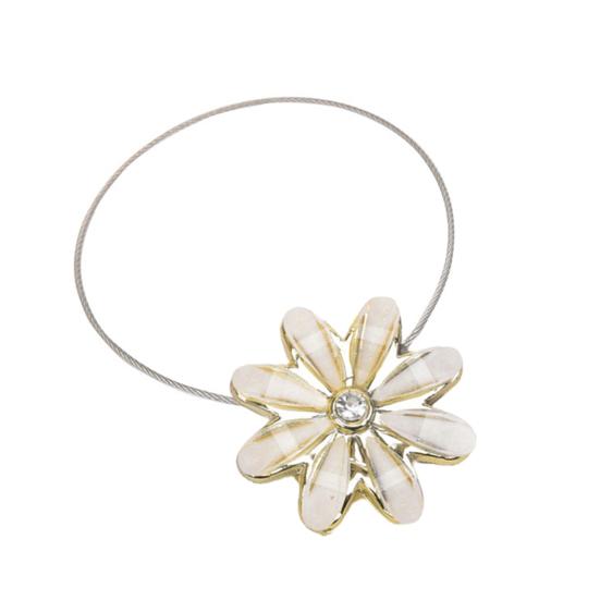 Klamra do zasłon Stylowa adsorpcja magnetyczna Metalowa ozdobna zasłona do wiązania do domu