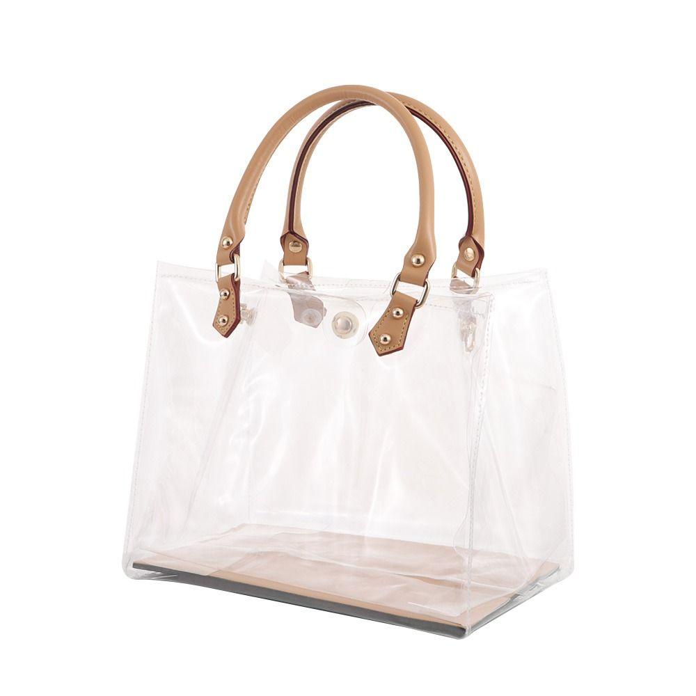 DIY PVC Tote Bag Large Capacity Handmade Handbag Making Kit Clear Gift Bag Travel