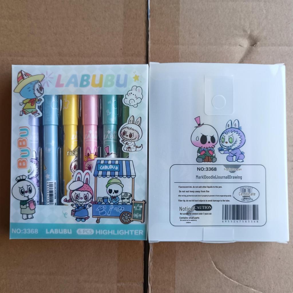 Capybara Highlighter Pen: Cute Colorful Journaling & Eye Protection Marker