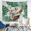 Cute Koala Tapestry Adorable Tropical and Playfully Unique Wall Art for an Enchanting Decor Statement