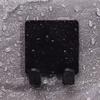 1/2pcs-Adhesive Razor Holder Wall Mounted Bathroom for Shower Hook Rack Gillette Shaver Shaving Holder Black Plastic Hook