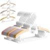 Vivi Bakie Baby Set of 3 4 Kids Baby Clothes Hangers Hangers, Extendable, 15, Colors, Tiers, Space-Saving, Hangers,