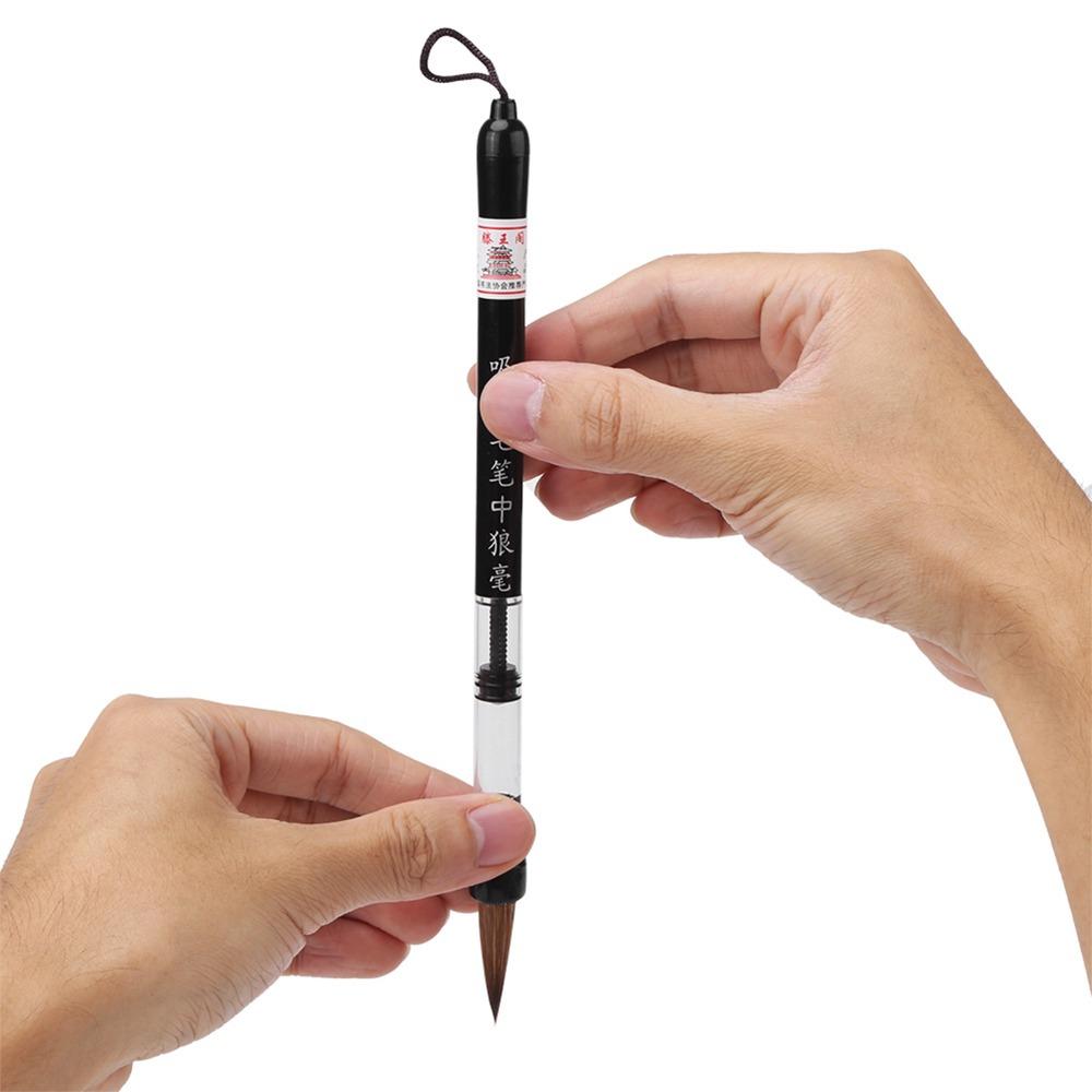 6Pcs Beginner Friendly Water Brush Pen Piston Fill Design Calligraphy Water Brush  Brush Practice