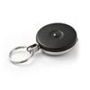 Retractable Keychain - Key Bak 485b-hdk - Stainless Steel - Kevlar Cords - Swivel Clip