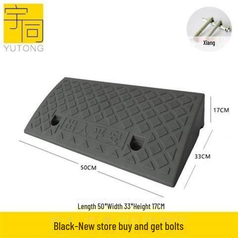 Dreieckige Kunststoff-Autoschwellenrampe & Geschwindigkeitsbegrenzungspad