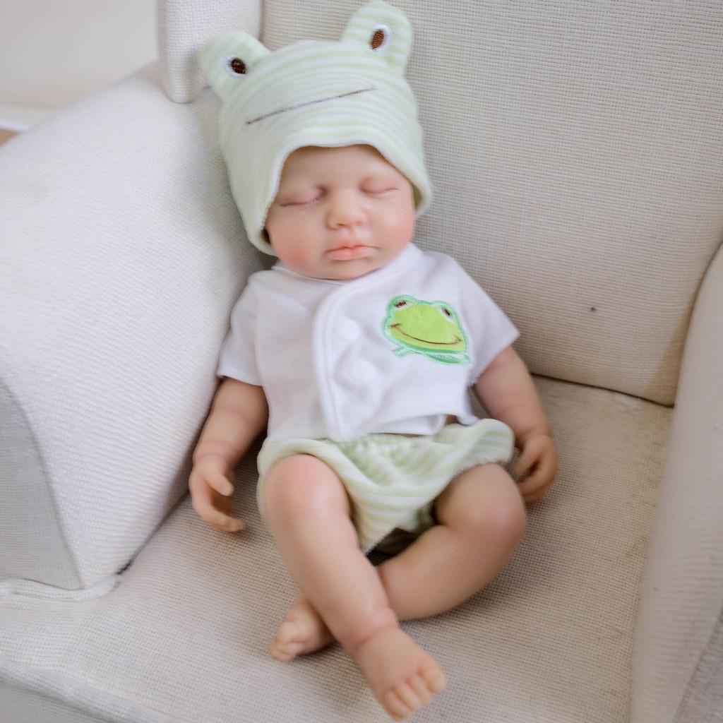 

Frog Print 12inch Silicone Simulated Toy Doll For Kids Christmas Gift