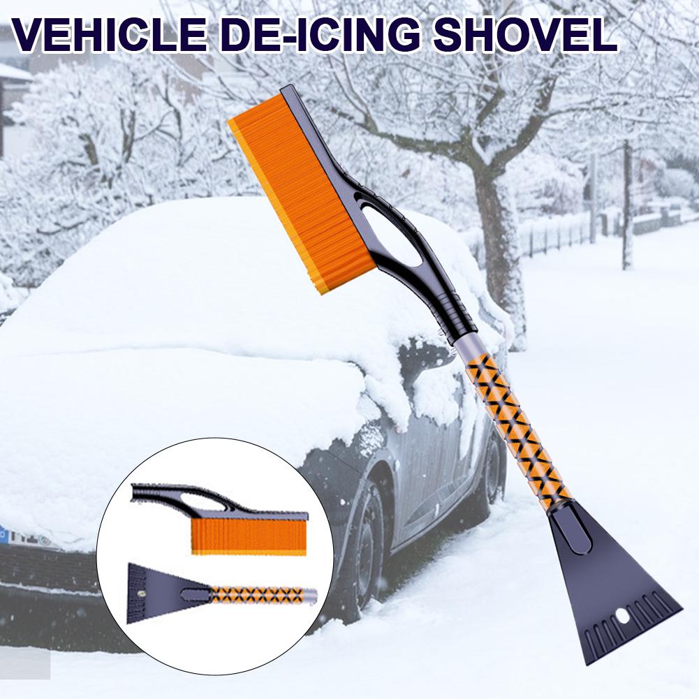 Car Snow Brush With Ice Scrapers For Car Windshield And Window Car Snow Scraper And Brush With Ergonomic Foam Grip Snow Sho A8g1