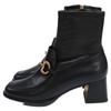 GUCCI 719830 Horsebit Women's Boots shoes 41 blackUsed