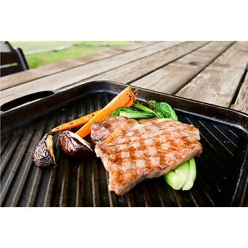 Oigen Nambu Ironware Grill Pan, Plate, IH Compatible, CA31S