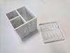 Silicone Bathroom Tray for Toothbrushes & Makeup Storage
