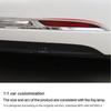 Car Rear Fog Lamp Trim With Led Lights Decoration Strip For Tesla Model 3 Exterior Modification Accessories ABS Model3 2017-2023