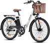E-Bike Qekud 26-B1, 26 Zoll Elektrofahrrad, mit 36 V 13 Ah Li-Ionen-Akku, 250 W Motor, Reichweite bis zu 90-100 km im Hybridmodus