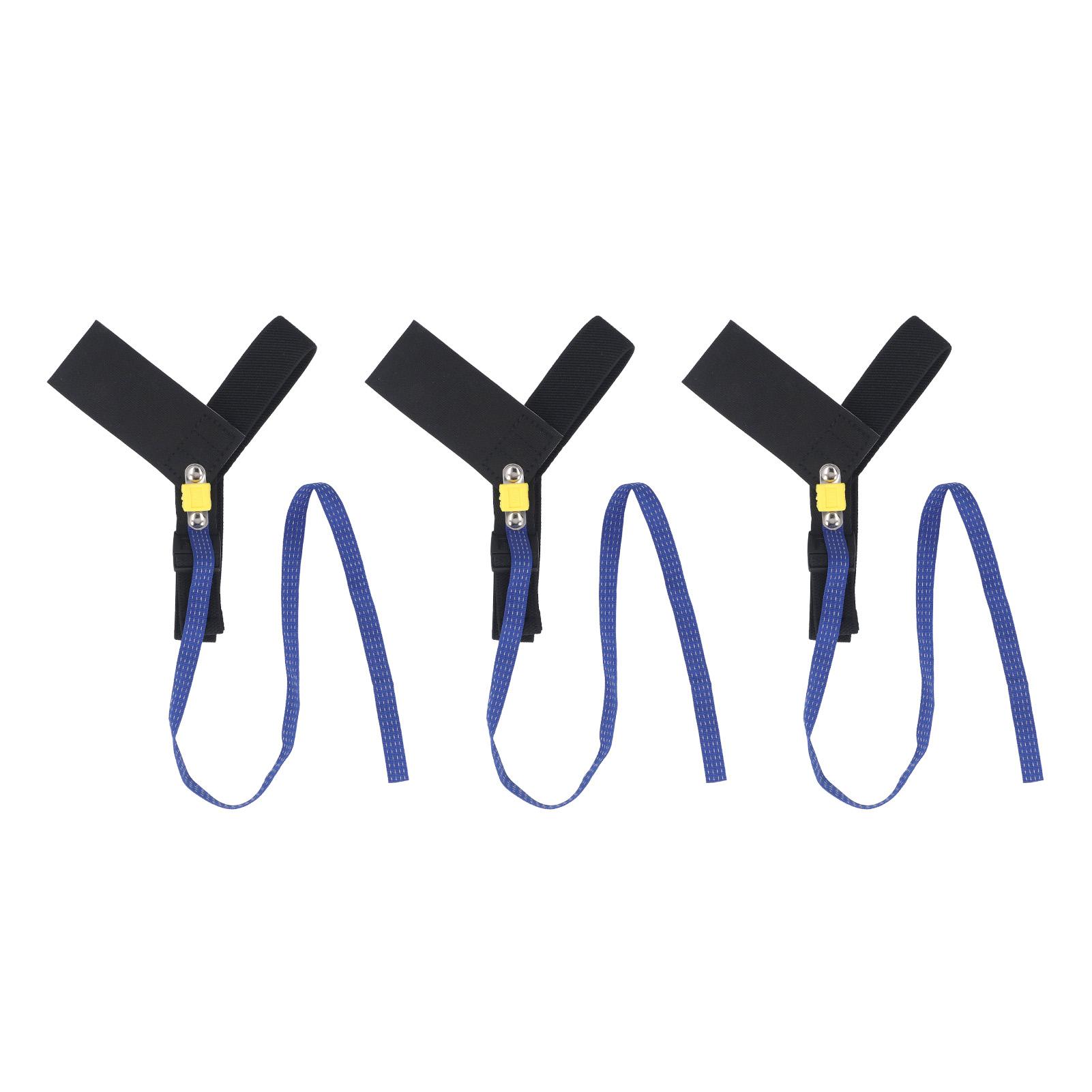 

3pcs Anti Static ESD Foot Heel Straps Adjustable One Size Fits All Reversed Removing Static Prevent