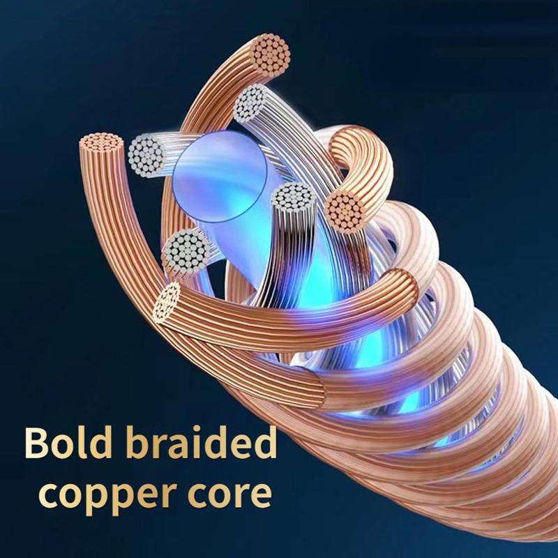 Glowing LED Light Cable 3 in 1 Fast Charging Cord Type C Micro USB For iphone Samsung Xiaomi Huawei Mobile Phone Charger Cable