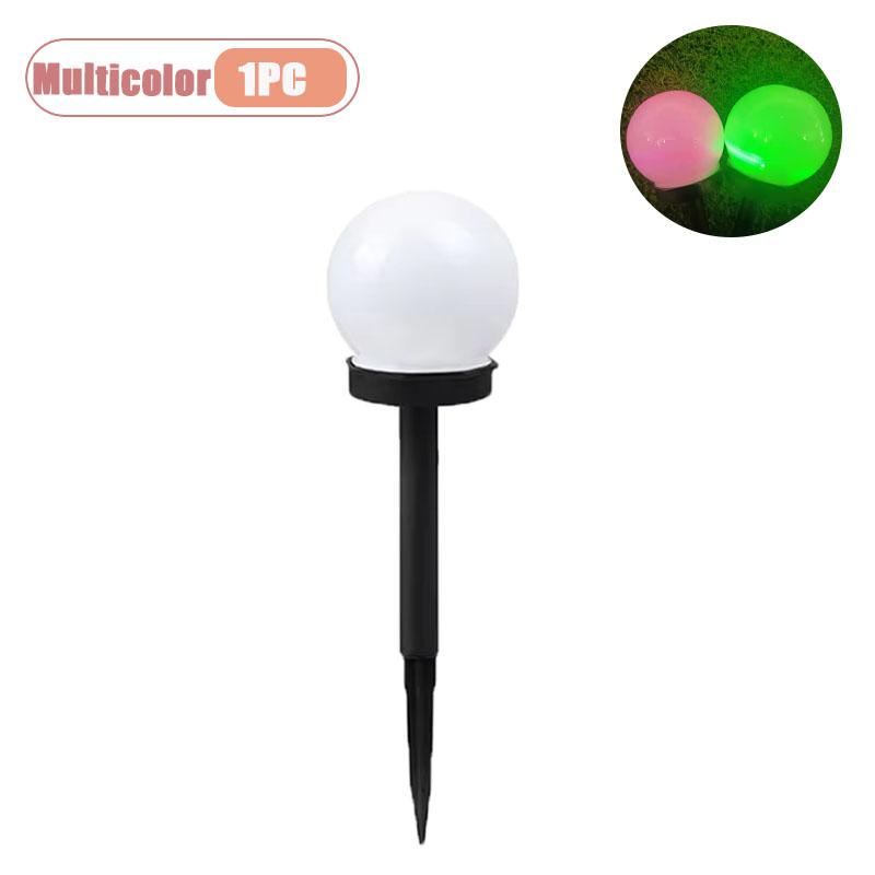 Solar LED Globe Garden Lights for Pathway Patio Deck Lawn and Terrace Outdoor Landscape Lighting Weatherproof IP65 Rated