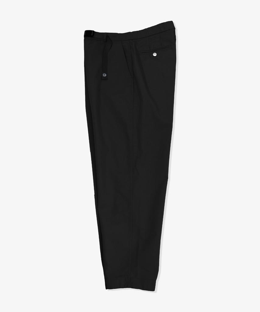 MIDNIGHT12AM Wide Tapered Pants - Black