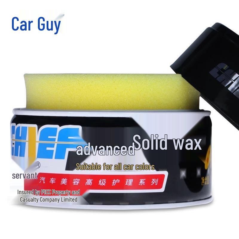Carplan Advanced Solid Wax: Black & White Car Polish for Maintenance and Shine