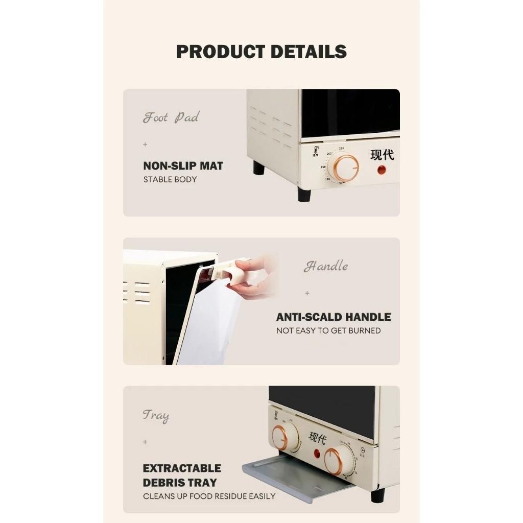 15L Electric Oven For Household Large Capacity Baking And Steaming Double Layer Fully Automatic Household Microwave Oven