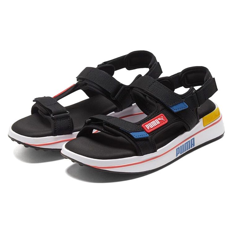 Puma Future Rider Sandal Black Star Sapphire Unisex Sneakers Popy-Red 372318-04