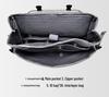 High-Capacity Reflective Casual Backpack with Multifunctional Design